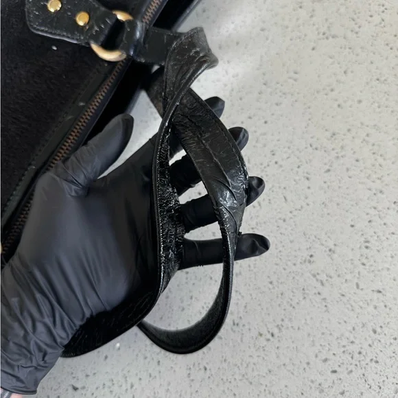 3 HR SALE 🚨 2002 XL Juicy Couture Black Scottie Tote - Picture 3 of 12